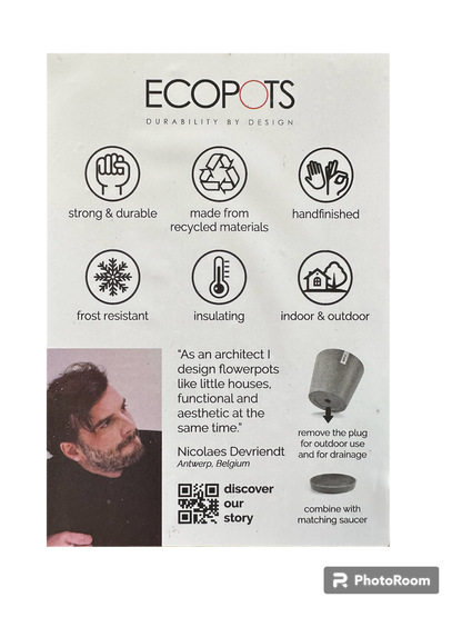 ECOPOTS Environmental Protection Self-priming Flower Pot｜ECOPOTS VENICE (W30)